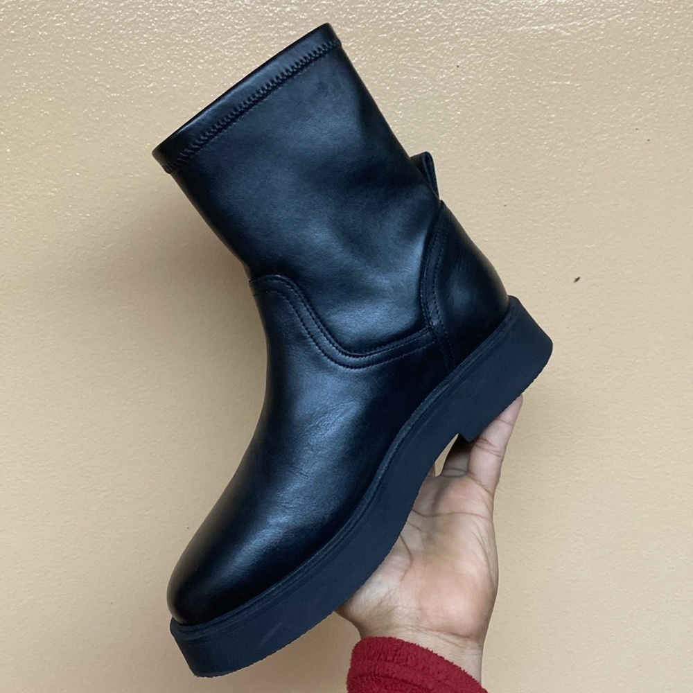 Coach And Four Kaity Bootie “Triple Black” Made In Italy - Picture 9 of 17